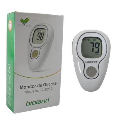 Imagem de Kit Aparelho Glicemia Medidor Glicose 75 Tiras Bioland