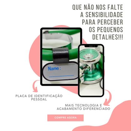 Imagem de Kit Aparelho Pressao Esfigmomanometro Estetoscopio Rappaport Termometro