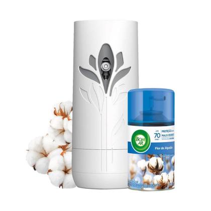 Imagem de Kit Aparelho Purificador + Refil Bom Ar Freshmatic Algodão 250ml