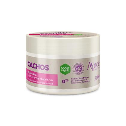 Imagem de Kit Ápice Cosméticos Cachos Shampoo, Condicionador e Máscara 300g