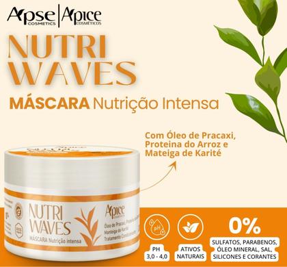 Imagem de Kit Apice Nutri Waves Completo Cabelo 6 Produtos + Leave In