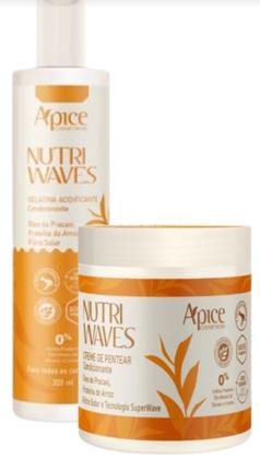 Imagem de Kit Apice Nutri Waves Gelatina 300ml E Creme De Pentear 500g