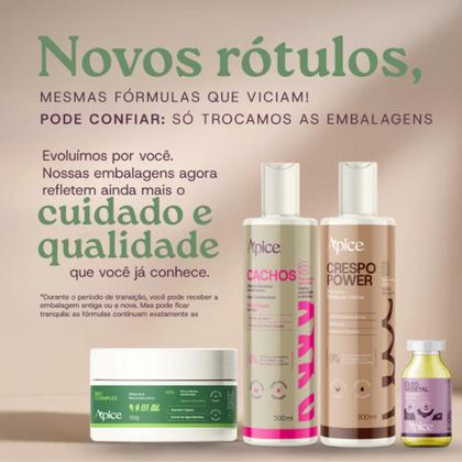 Imagem de Kit Apice Nutri Waves + Mousse Cachos - Nutrição Profunda, Definição e Brilho