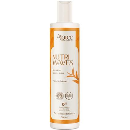 Imagem de Kit Apice Nutri Waves Shampoo 300ml Condicionador 300ml Gelatina 300ml Máscara 300g Creme de Pentear 500g