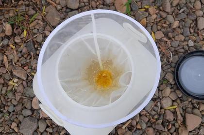 Imagem de Kit Apicultura Coador p/ Mel + Garfo 21 Dentes em Inox