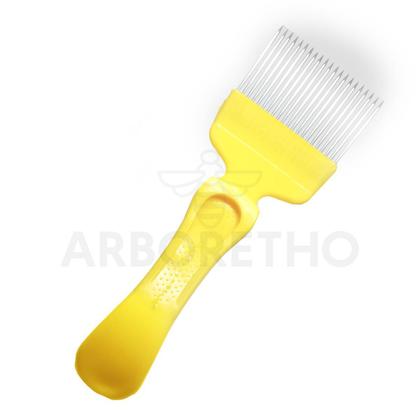 Imagem de Kit Apicultura Formão Inox + Garfo Desoperc inox 21 pin