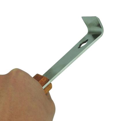 Imagem de Kit Apicultura Formão Inox + Garfo Desoperculador Inox