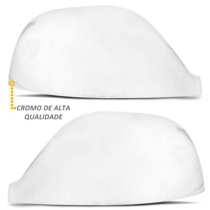 Imagem de Kit Aplique Capa Cromada Retrovisor Maçanetas Vw Amarok 2014