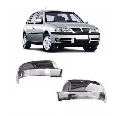 Imagem de Kit Aplique Capa Cromada Retrovisor Maçanetas Vw Gol G4 2011