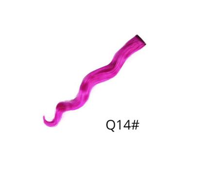 Imagem de Kit Aplique Mecha Tic Tac Cacheada 5 Cores - 50cm de Fibra