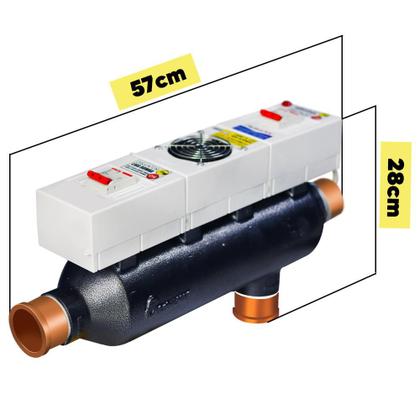 Imagem de Kit Aquecedor E Ionizador De Piscina Até 40.000 Lts Digital