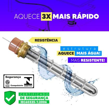 Imagem de Kit Aquecedor E Ionizador De Piscina Até 40.000 Lts Digital