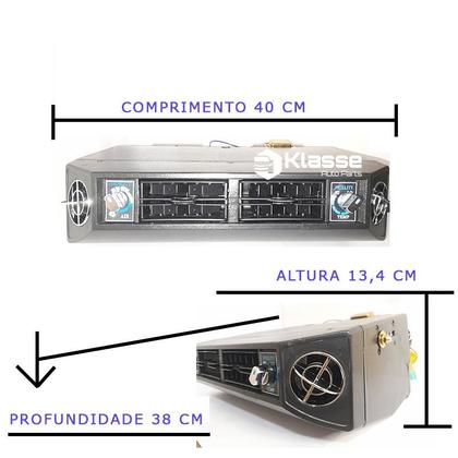 Imagem de Kit Ar Condicionado Automotivo Voyage Quadrado + Suporte