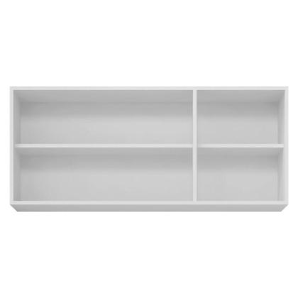 Imagem de Kit área De Serviço E Lavanderia Com 02 Armários Aéreo 120cm E 60cm 100% Mdf Branco - Abmaza