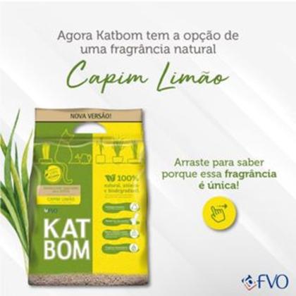Imagem de Kit Areia para Gatos Katbom Capim Limão-Super Absorção