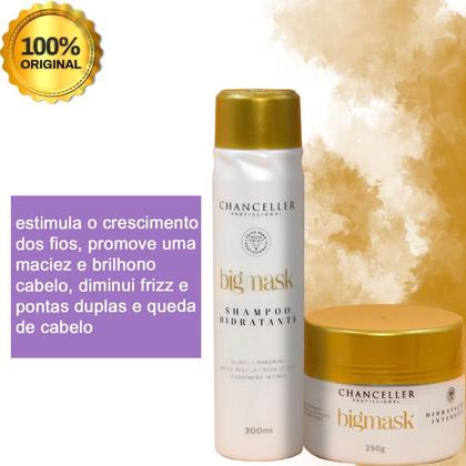 Imagem de Kit Argila Branca Hidratação Alto Impacto Chanceller 550 Gr