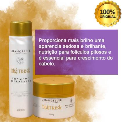 Imagem de Kit Argila Branca Hidratação Alto Impacto Chanceller 550 Gr