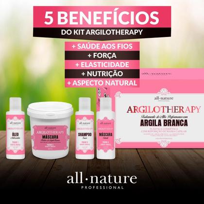 Imagem de Kit Argilotherapy All Nature Mini Tratamento Poderoso