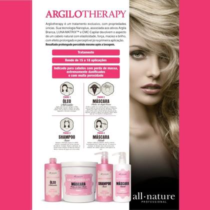 Imagem de Kit Argilotherapy Mini Reconstrução Capilar Para Cabelos Extremamente Danificados