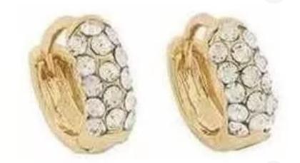 Imagem de Kit Argolas Primeiro Segundo E Terceiro Furo Banhado Ouro 18k