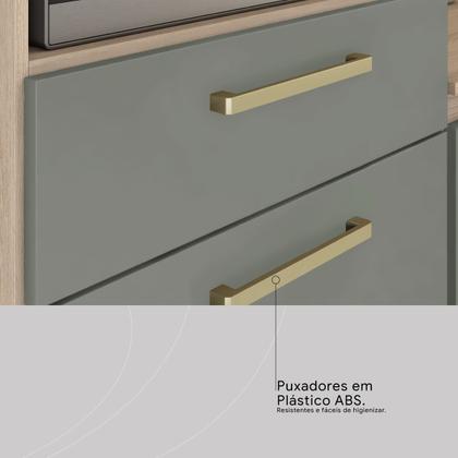 Imagem de Kit Armário De Cozinha Select Completo Com 6 Portas E 2 Gavetas