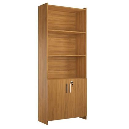 Imagem de Kit Armários para Escritório Semi Aberto 2 Portas e Armário Alto com Chave