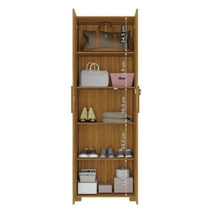 Imagem de Kit Armários para Escritório Semi Aberto 2 Portas e Armário Alto com Chave