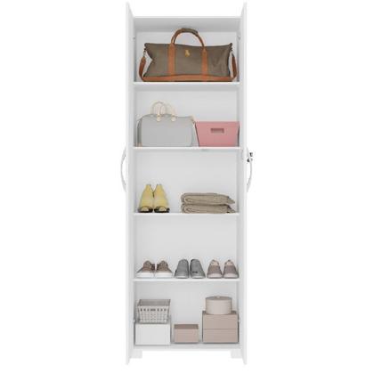 Imagem de Kit Armários para Escritório Semi Aberto 2 Portas e Armário Alto com Chave