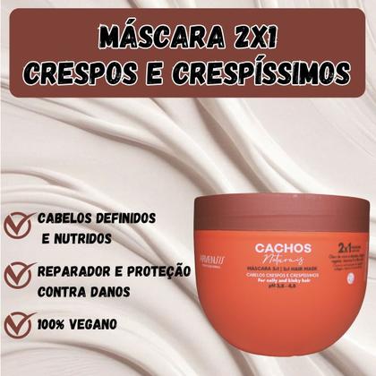 Imagem de Kit Arvensis Cachos Crespo Sh Cond Ativ Masc 2x1 Geleia Alta