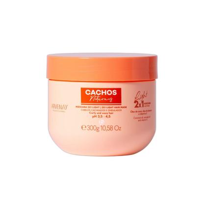 Imagem de Kit Arvensis Cachos Naturais - Shampoo + Geleia Light & Leave-In Light & Mascara 2x1 Light 300ml