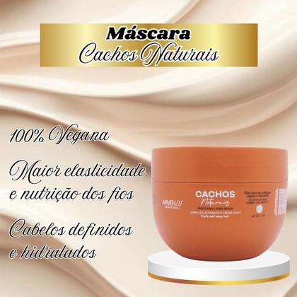 Imagem de Kit Arvensis Cachos Ondulados Shampoo + Ativador + Mascara