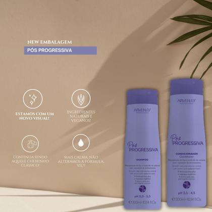 Imagem de Kit Arvensis Pós Progressiva Vegana  (sh+cond)