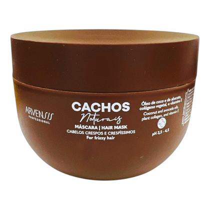 Imagem de Kit Arvensis Professional Cachos Naturais - Shampoo 300ml + Condicionador 300ml + Day After 250ml + Máscara Crespos 250g