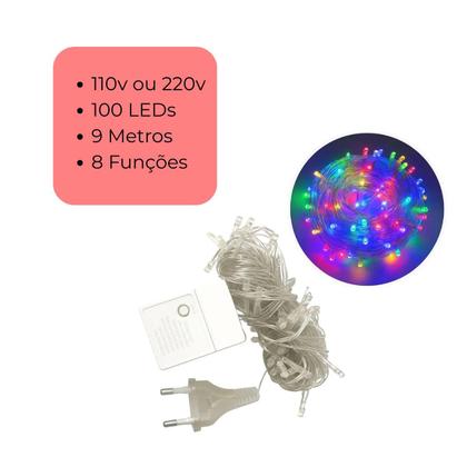 Imagem de Kit Arvore de Natal Pinheiro Verde com 65 Enfeites de Decoração Pisca Pisca Led Tamanhos 1,20 1,50 1,8 2,1m