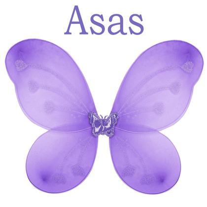 Imagem de Kit Asa De Borboleta E Fada Vara E Tiara Primavera Carnaval Varinha Asinha Sainha Arquinho Brincar Meninas Crianças Top