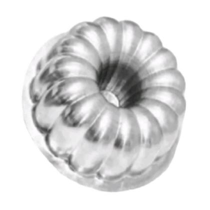 Imagem de Kit Assadeiras Forma Retangular Alta + Forma de Bolo de Flor Forma Suiça em Alumínio Polido 2 Pçs