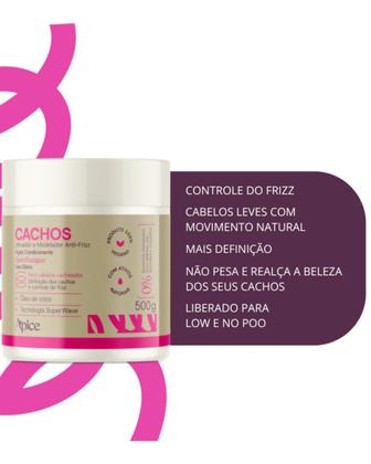 Imagem de Kit Ativador Cachos e Creme de Pentear Nutri waves 500g Apice