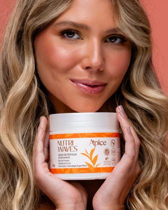 Imagem de Kit Ativador Cachos e Creme de Pentear Nutri waves 500g Apice