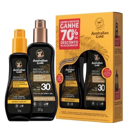 Imagem de Kit Australian Gold Protetor Solar Spray Accelerator