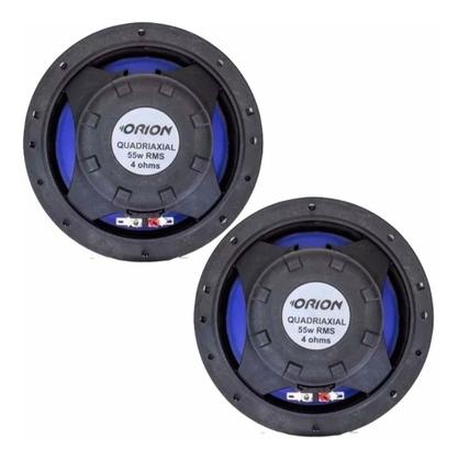 Kit Auto Falantes 6 Polegadas Orion 110w Rms Quadriaxial Tsr