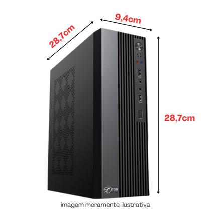 Imagem de Kit Automação PDV TOB i5 8GB SSD 120GB Win10 Rede S/Fio Teclado Mouse Monitor 15" Gvt. Dinheiro Imp. Térmica Leitor Cód Barras