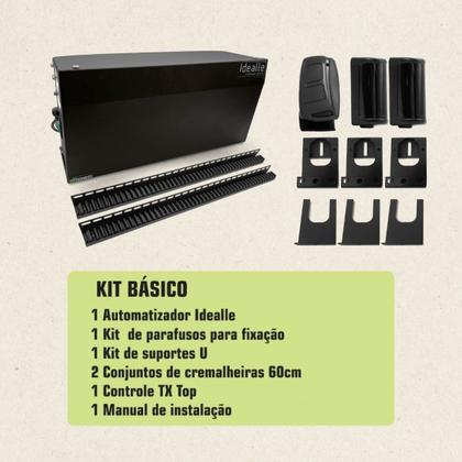 Imagem de Kit Automatizador Deslizante Porta Social Sensor Mini 15 Ir