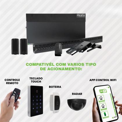 Imagem de Kit Automatizador Deslizante Porta Social Sensor Mini 15 Ir