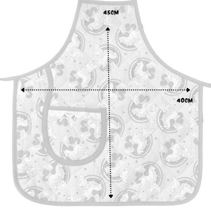 Imagem de Kit Avental Infantil Com Chapéu De Cozinheiro 2 Pçs Candy Night