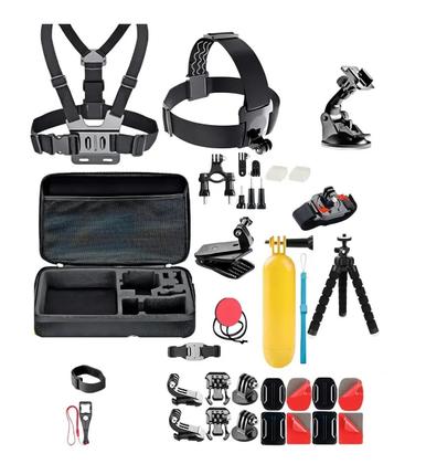 Imagem de Kit Aventura compativel Gopro Hero 11 Completo Bike 60 Peças + 3 Way