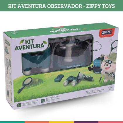 Kit Aventureiro Kids Explorador Natureza Educativo Zippy - Zippy