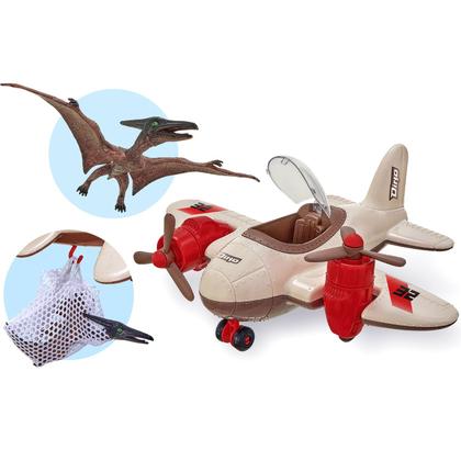 Imagem de Kit Avião E Dinossauro Pterodactilo - Usual Brinquedos