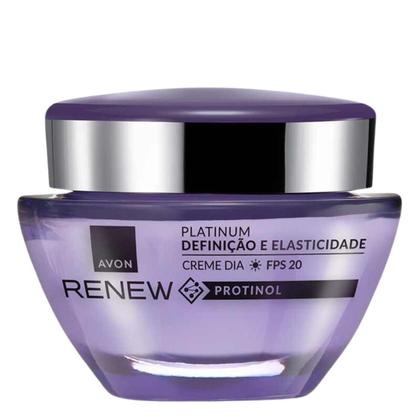 Imagem de Kit Avon Renew Platinum Creme Facial com Protinol 55+ Dia E Noite Anti-idade