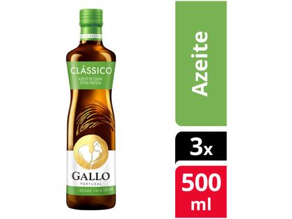 Imagem de Kit Azeite de Oliva Gallo Clássico Extravirgem