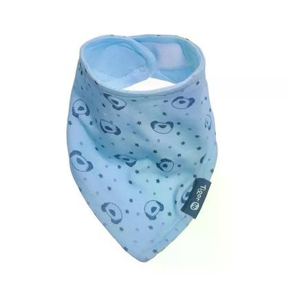 Imagem de Kit Babador Bandana Pano de Ombro Tigor T Tigre Little Azul
